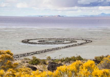 Photo of Spiral Jetty at Rozel Point in Box Elder County